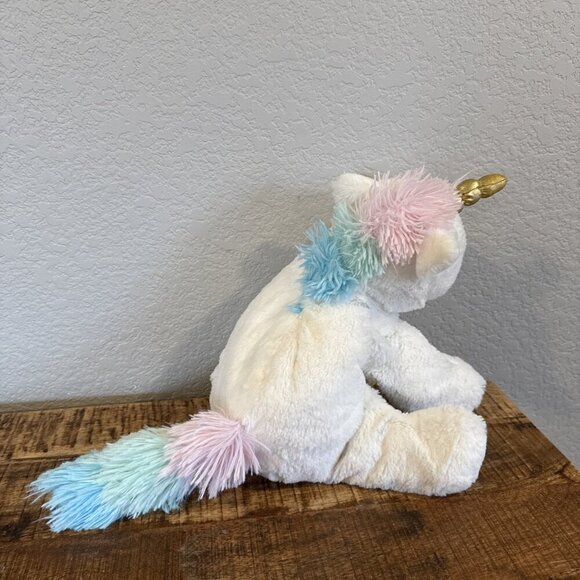 Gund White Unicorn Plush Rainbow Stuffed Animal Toy Floppy 20120393 - Picture 5 of 11
